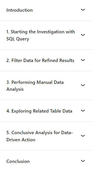 Course topics · Data Analysis: Investigate with SQL 2023-4