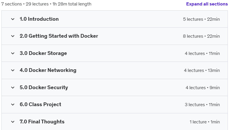 Course topics · Docker Essentials 2024-10