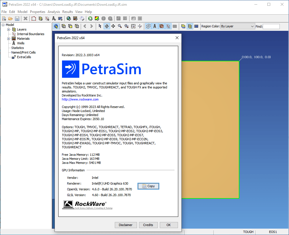 Pictures · RockWare PetraSim 2022.3 x64