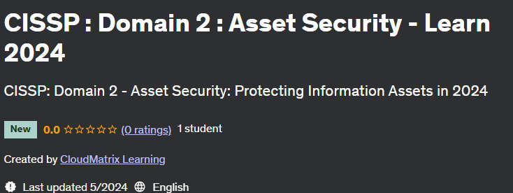 Pictures · Udemy — CISSP : Domain 2 : Asset Security – Learn 2024 2024-5