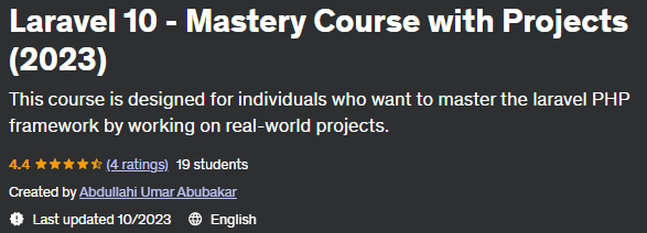 Pictures · Udemy — Laravel 10 – Mastery Course with Projects (2023) 2023-8