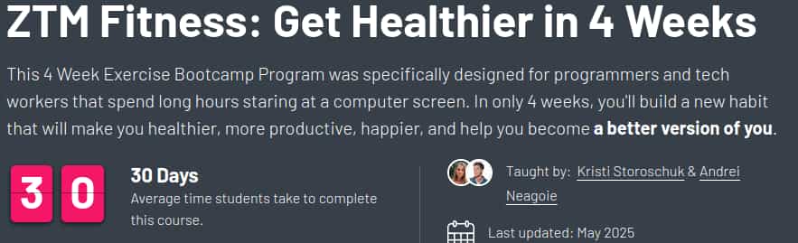 Pictures · ZeroToMastery — ZTM Fitness: Get Healthier in 4 Weeks 2025-4