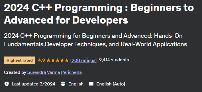 Pictures · Udemy — 2024 C++ Programming : Beginners to Advanced for Developers 2024-3