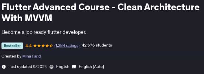 Pictures · Flutter Advanced Course – Clean Architecture With MVVM update 2024-9