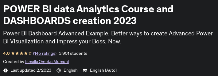 Pictures · Udemy — POWER BI data Analytics Course and DASHBOARDS creation 2023 2022-4
