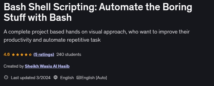 الصور · Bash Shell Scripting: تلقائي الحالة المزعجة مع Bash 2024-3