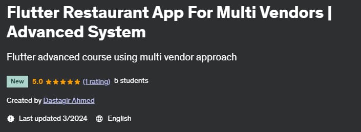 Pictures · Udemy — Flutter Restaurant App For Multi Vendors | Advanced System 2024-3