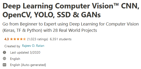 Pictures · Udemy — Deep Learning Computer Vision™ CNN, OpenCV, YOLO, SSD & GANs 2020-3