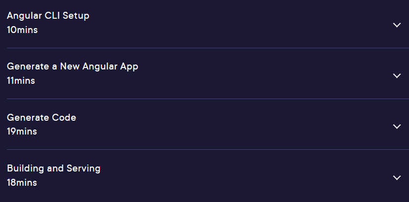 Course topics · Angular CLI Playbook 2024-4