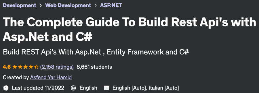 Bilder · Der komplette Guide zum Aufbau von Ruhe Api»S mit ASP.NET und C# 2021-11