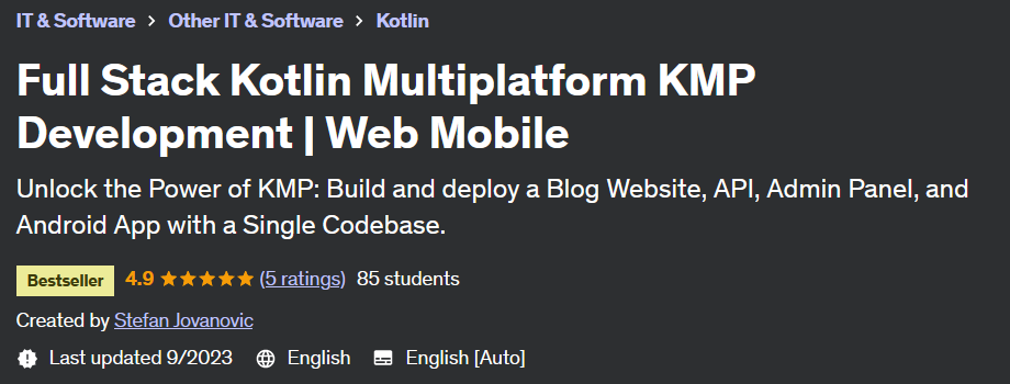 Pictures · Full Stack Kotlin Multiplatform KMP Development | Web Mobile 2023-9