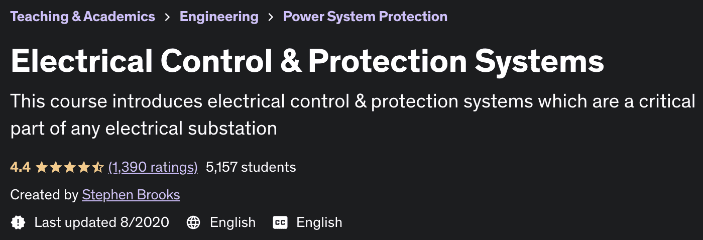 Pictures · Udemy — Electrical Control & Protection Systems 2019-12
