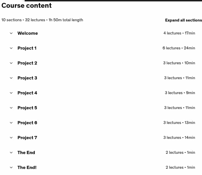 Course topics · Master JAVASCRIPT from Scratch: Build Real-World Projects 2025-7