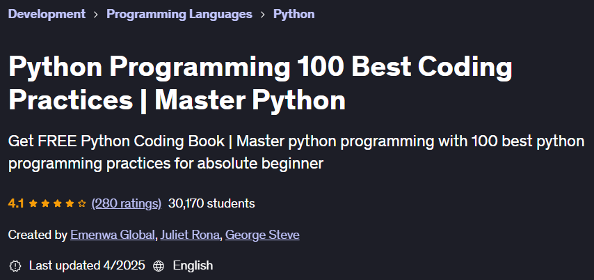 Pictures · Python Programming 100 Best Coding Practices | Master Python 2023-11