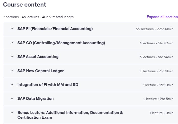 कोर्स के विषय · SAP FICO (Financial Accounting and Management Accounting) के बारे में जानकारी 2022-6