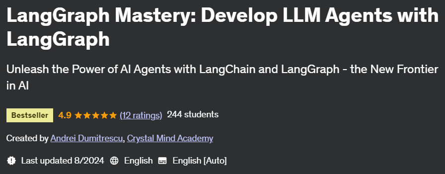 Pictures · Udemy — LangGraph Mastery: Develop LLM Agents with LangGraph 2024-8