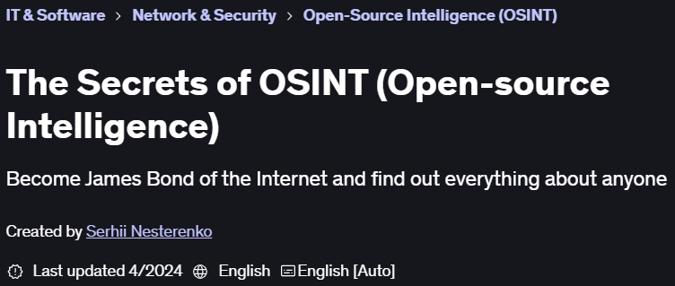 Pictures · The Secrets of OSINT (Open-source Intelligence) 2024-4