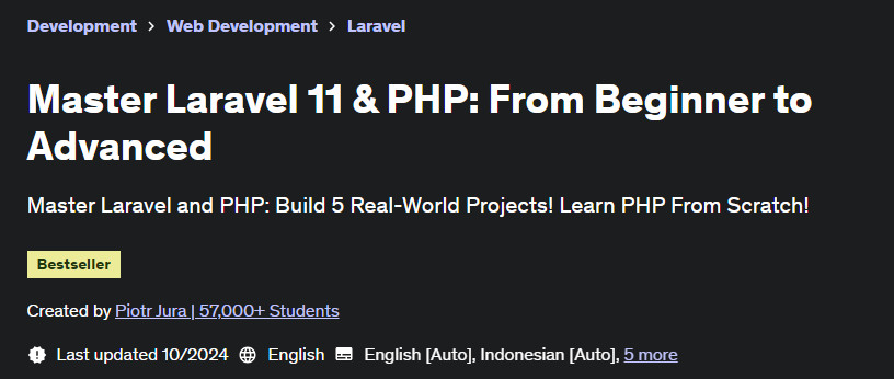 Pictures · Udemy — Master Laravel & PHP: From Beginner to Advanced 2024-10/2025-4