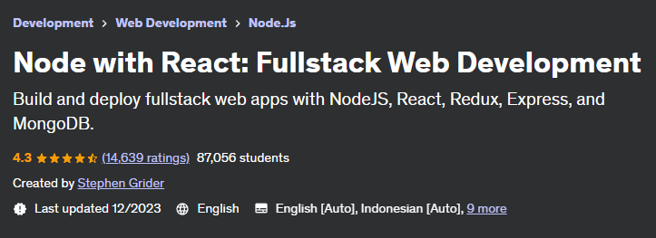 Pictures · Udemy — Node with React: Fullstack Web Development 2025-1/2025-7
