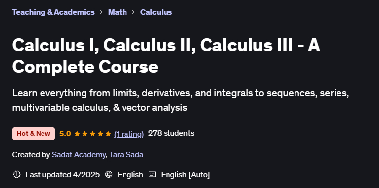 Pictures · Udemy — Calculus I, Calculus II, Calculus III – A Complete Course 2025-4
