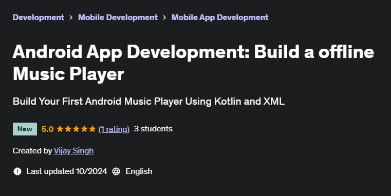 Pictures · Android App Development: Build a offline Music Player 2024-10