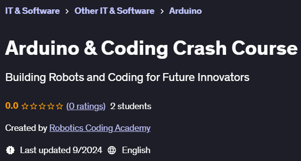 Pictures · Udemy — Arduino & Coding Crash Course 2024-9
