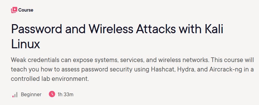Pictures · Pluralsight — Password and Wireless Attacks with Kali Linux 2026-9