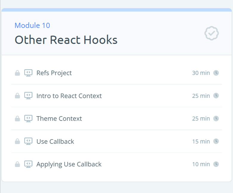 Course topics · React-Formula – Learn Frontend Development 2024-8