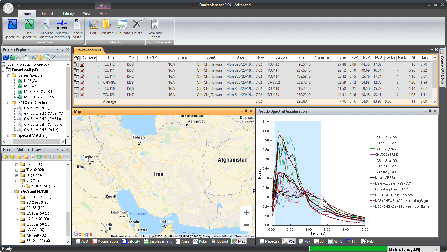 Pictures · QuakeManager Advanced 2.0 x64