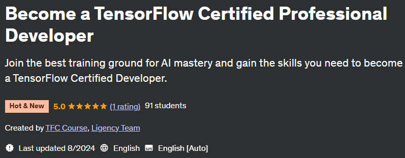 Pictures · Udemy — Become a TensorFlow Certified Professional Developer 2024-7