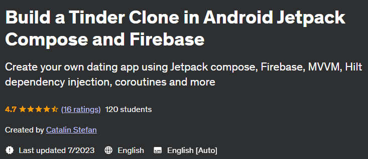 Pictures · Udemy — Build a Tinder Clone in Android Jetpack Compose and Firebase 2023-6