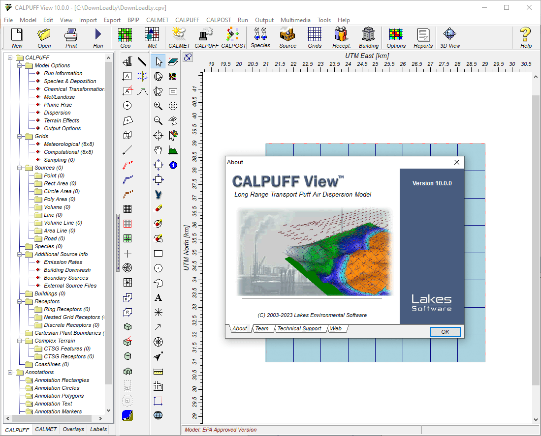 Pictures · CALPUFF View 10.0