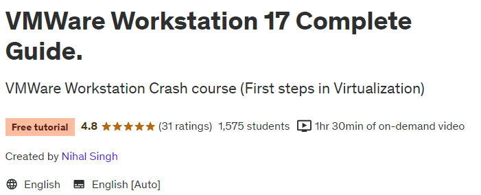 Pictures · Udemy — VMWare Workstation 17 Complete Guide. 2023-4
