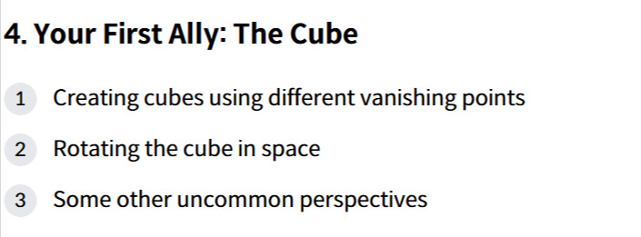 Course topics · Coloso — Conquering Perspective in Environment Design 2024-10