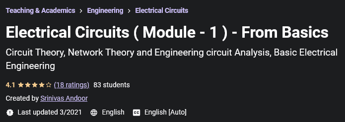 Pictures · Udemy — Electrical Circuits ( Module – 1 ) – From Basics 2021-3