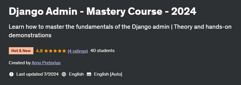 Pictures · Udemy — Django Admin – Mastery Course – 2024 2024-7