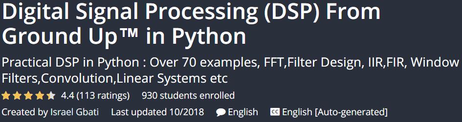 Pictures · Digital Signal Processing (DSP) From Ground Up in Python 2018-10
