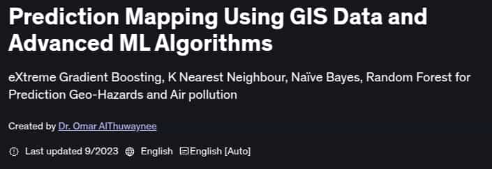 Pictures · Udemy — Prediction Mapping Using GIS Data and Advanced ML Algorithms 2023-9