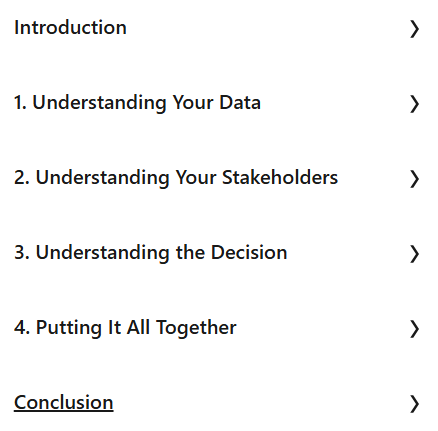 Course topics · LinkedIn — From Data to Decision 2025-6