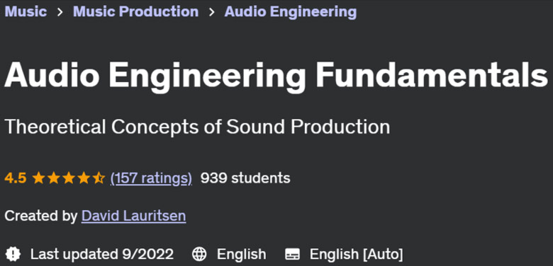 Pictures · Udemy — Audio Engineering Fundamentals 2022-8