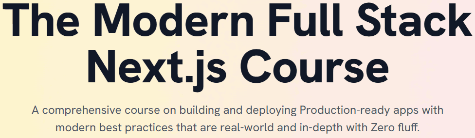 Pictures · Nextjscourse — The Modern Full Stack Next.js Course 2025-5