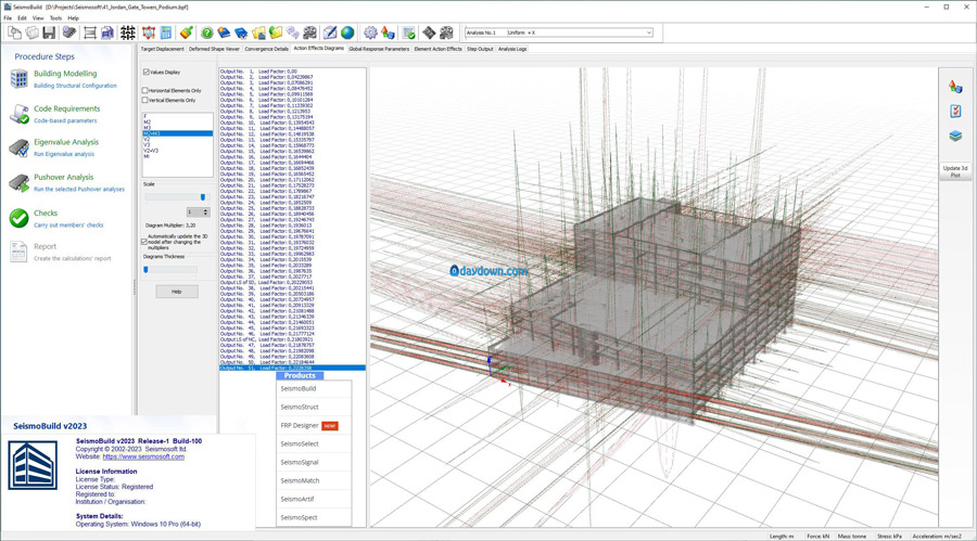 Imágenes · Sitio web SeismoSoft 2026 R1 construido 1 x64