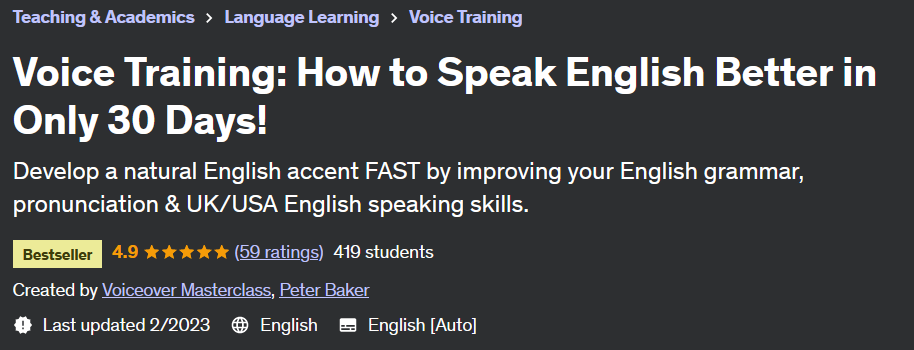 Pictures · Voice Training: How to Speak English Better in Only 30 Days! 2023-1