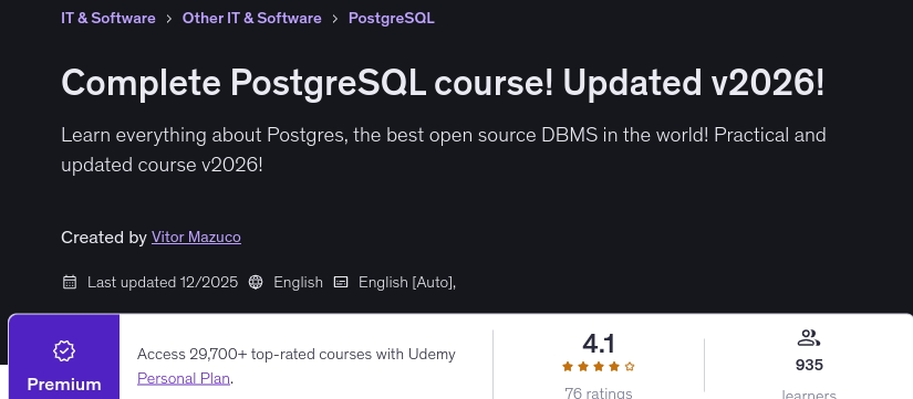 تصاویر · مکمل PostgreSQL اپ ڈیٹ v2026! 2025-12