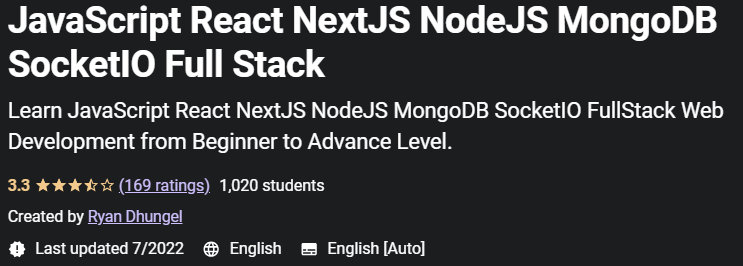Pictures · Udemy — JavaScript React NextJS NodeJS MongoDB SocketIO Full Stack 2022-7
