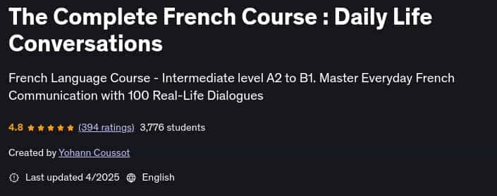 Pictures · Udemy — The Complete French Course : Daily Life Conversations 2025-4