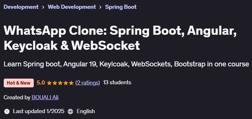 Pictures · Udemy — WhatsApp Clone: Spring Boot, Angular, Keycloak & WebSocket 2025-1