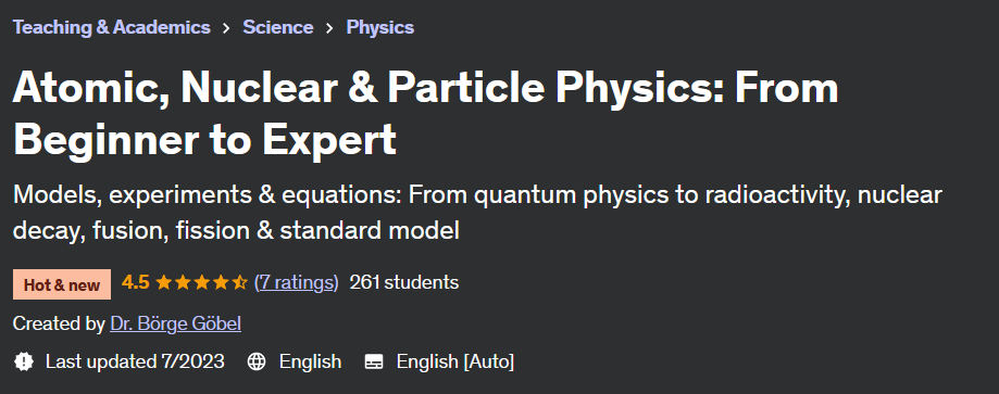Pictures · Atomic Nuclear & Particle Physics: From Beginner to Expert 2023-7