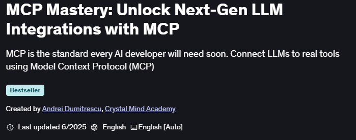 Bilder · MCP Mastery: Next-Gen LLM-Integrationen mit MCP löschen 2025-5