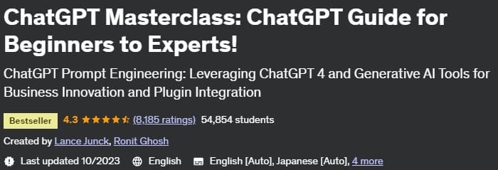 Pictures · Udemy — ChatGPT Masterclass: ChatGPT Guide for Beginners to Experts! 2023-8